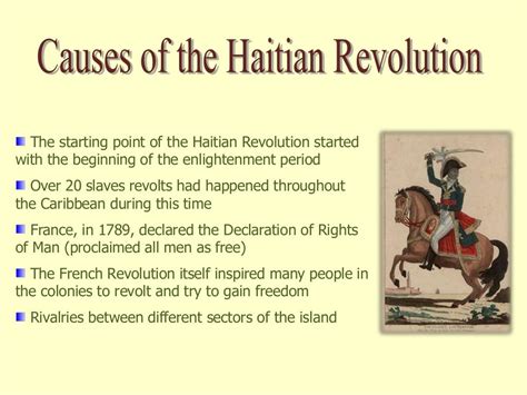 causes of the haitian revolution